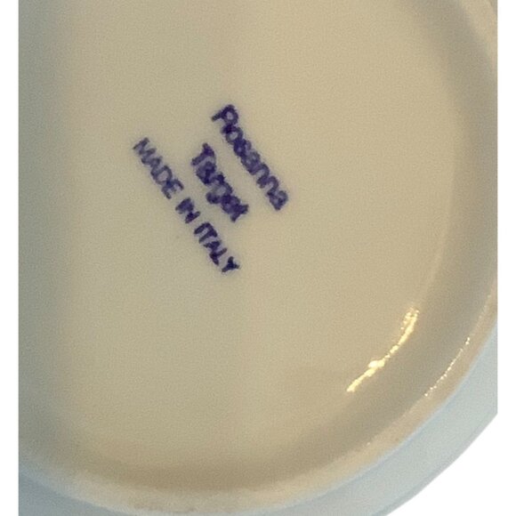 Rosanna Jingle Bells Gold Script Made In Italy Ceramic Mug 3.75" - Picture 3 of 4